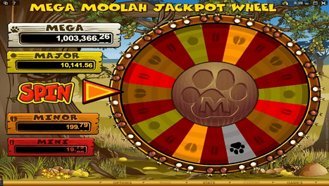 Mega Moolah Screenshot